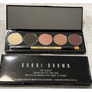 Bobbi Brown Ski Slopes Color Palette For Face Eye Shadow Blush Lip Espresso